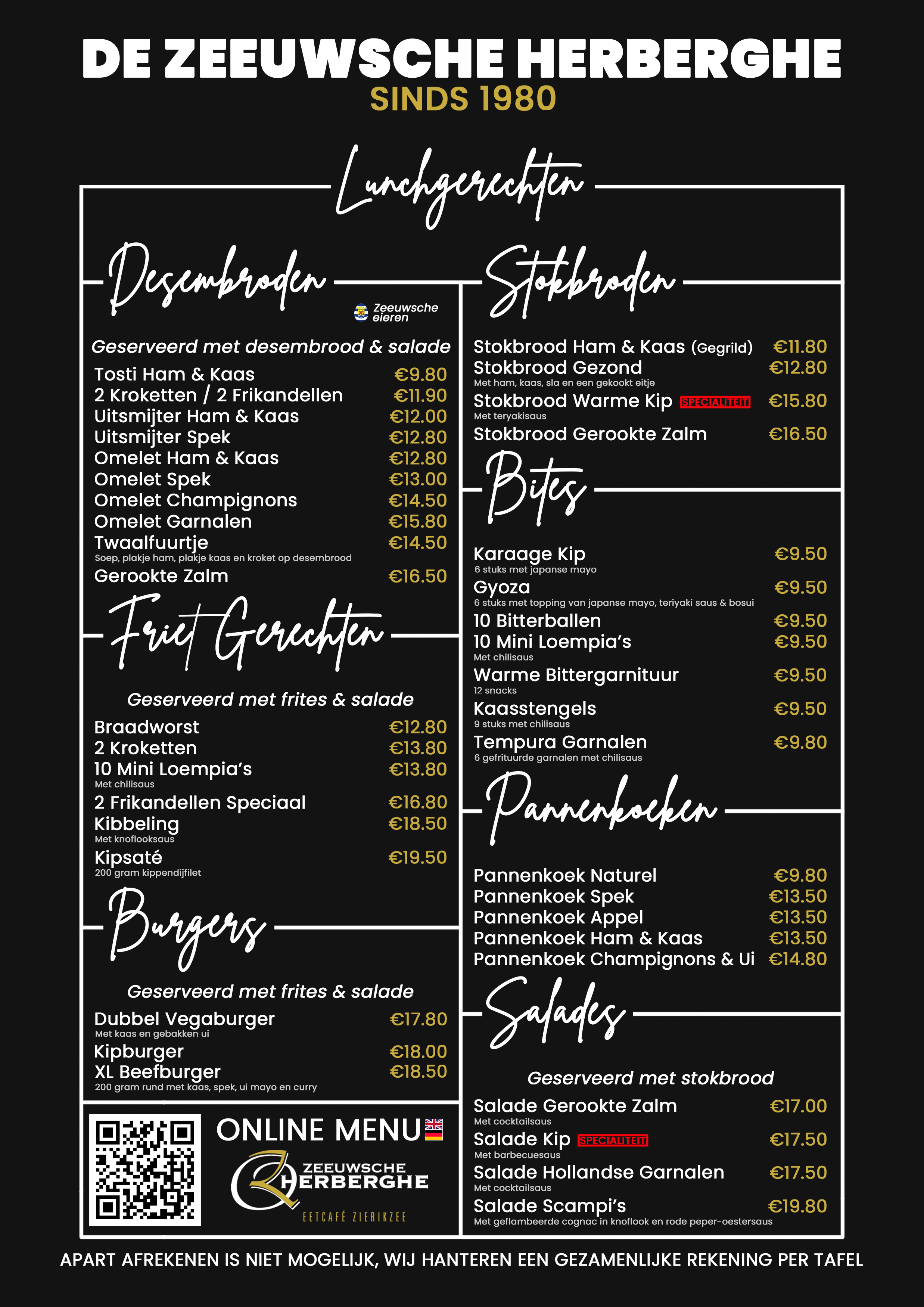 Lunchkaart NL